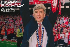 阿森纳官方祝温格76岁生日快乐：我们的创新者，我们的不败传奇