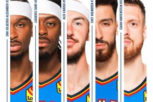 变来变去！雷霆首发：SGA+多特+华莱士+双塔 杰伦威缺阵