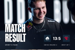 指挥完爆了啊！donk大狙拿下首日第二次五杀 Spirit击败FAZE